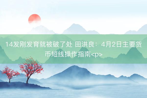 14发刚发育就被破了处 田洪良：4月2日主要货币短线操作指南<p>